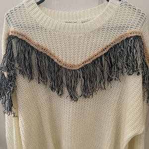 NEW! Sweater with black and pink accent